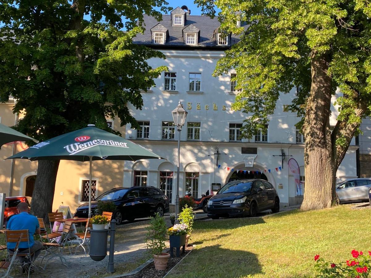 Hotel Saechsischer Hof Scheibenberg Exterior foto